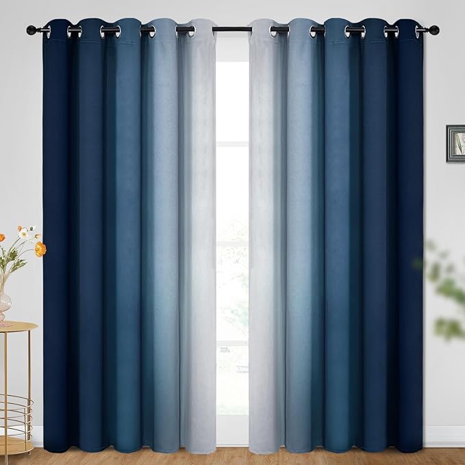 SimpleHome Ombre Room Darkening Curtains by SimpleHome