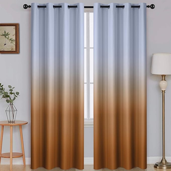 SimpleHome Ombre Room Darkening Curtains by SimpleHome