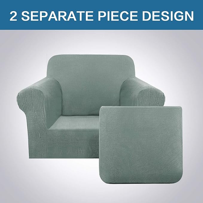 H.VERSAILTEX 2-Piece Spandex Stretch Sofa Slipcover - Image 3