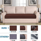 H.VERSAILTEX Super Stretch Individual Seat Cushion Covers Sofa Covers Couch - Image 2