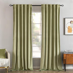 MIULEE Velvet Curtains 96 inches 2 Panels by MIULEE