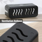 Bates- Cable Management Box, Large, Cable Organizer Box, Cord Organizer Box, Cable Box Organizer, Cord Management Box, Cord Hider Box, Cord Box for Wires on Floor, Power Strip Cover Box Baby Proof