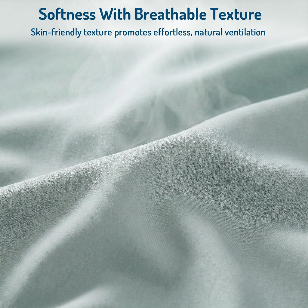Coolmax® Cooling Sheets for Hot Sleepers, Queen Size, Aqua