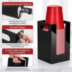 Cup Dispenser, Wall Mount Cup Holder Fits Cups Up to 18 oz
