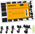 310Pcs Picture Hanging Hooks Kit with Nails & Mini Level Heavy Duty