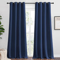 NICETOWN Navy Blackout Curtains 120" Long by NICETOWN