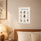 Woodland Christian Wall Art for Nursery, 11x17in Oxford Cloth Hanging Banner with Bible Verses, Woodland Animal Forest Theme Scripture Decor for Kids Bedroom, Prayer Room, Nursery & Spiritual Gifts
