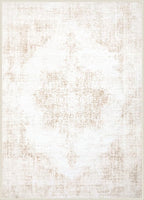 Area Rug 10x14 Vintage Rugs: Large Washable Living Room Rug Retro Medallion - Image 9