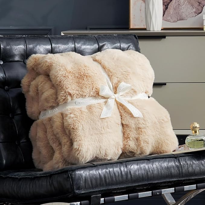 Cozy Bliss Faux Fur Throw Blanket - Image 6