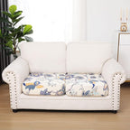 hyha Printed Couch Cushion Covers, Floral Sofa Covers Washable - Image 5