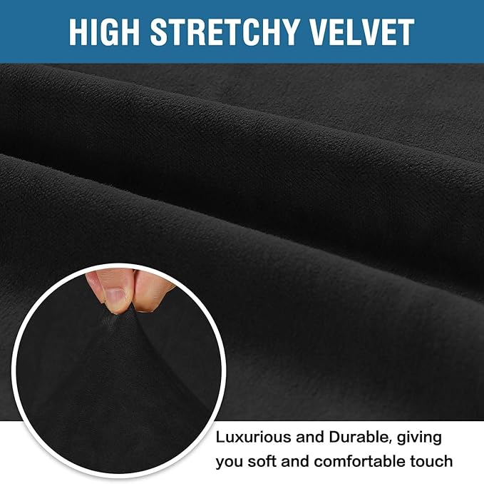H.VERSAILTEX Stretch Velvet Sofa Covers - Image 3