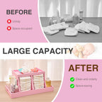 Three colors Diaper Organizer, Wooden Diaper Caddy Organizer, Changing Table Organizer, Diaper Storage Organizer, Nursery Baby Organization Pink