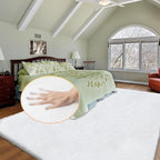 ORINOVA White Washable Faux Fur Area Rug by ORINOVA