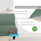 U-NICE HOME Futon Sofa Covers Reversible Sofa Slipcover Armless Cover Furniture - Image 3