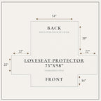 Great Bay Home Velvet Loveseat Cover - Image 5