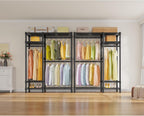 VIPEK V2 Heavy Duty Clothes Rack, Portable Metal Closet System, Black