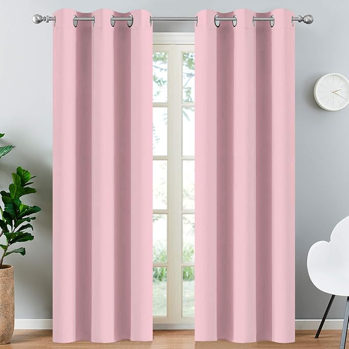 Yakamok Light Blocking Window Blackout Curtains Thermal Insulated Room by Yakamok