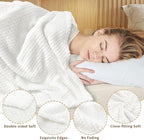 4 Pack Fleece Throw Blankets 50x60 Inches - Image 3