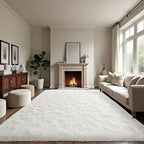 LOCHAS Ultra Soft Indoor Modern Area Rugs Fluffy Living Room Carpets - Image 3