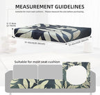 8Pcs Outdoor Cushion Covers, Patio Cushion Covers, Stretch Elastic Slipcovers - Image 2