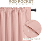 100% Blackout Shield Linen Blackout Curtains - Image 4
