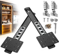 Pocket Door Slides, Black, 16in, 2PC