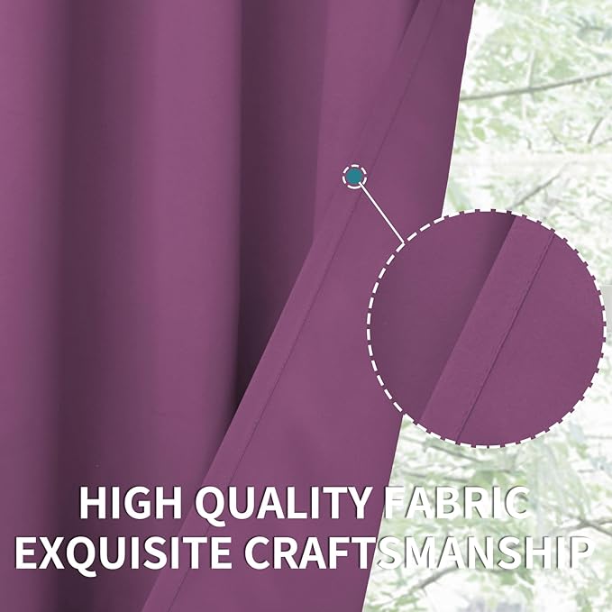 BGment Room Darkening Curtains 84 Inches Long - Image 6
