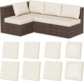 8Pcs Stretch Patio Cushion Covers, Outdoor Couch & Sofa Replacement Slipcovers by VORSHAPE