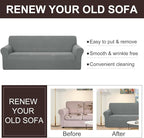 U-NICE HOME Loveseat Cover Stretch Couch Cover Sofa Cover Sofa Slipcover - Image 5