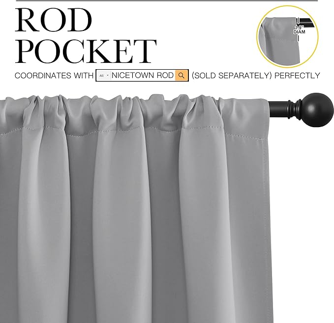 NICETOWN Blackout Curtains Panels - Image 2