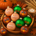Civaner 15 Pcs Thanksgiving Ball Ornaments for Tree