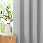 NICETOWN 100% Blackout Off White Curtains - Image 8