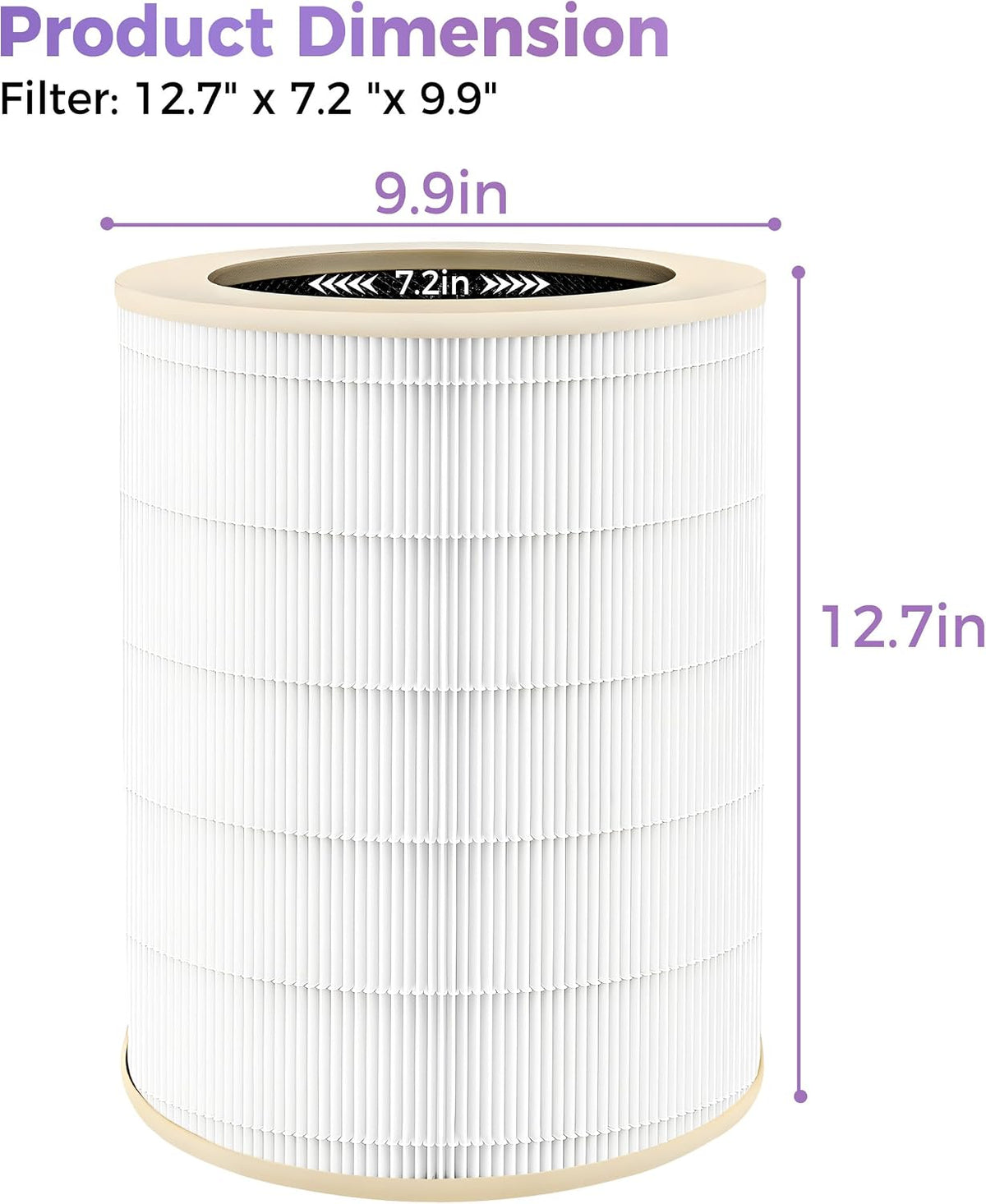 FP10 Replacement Filter Compatible with Dreame Air Purifier FP10