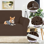 ZNSAYOTX Super Stretch Sofa Cover, New Striped Sofa Covers Fitted Slipcovers - Image 3