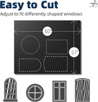 NIGHTON Portable Blackout Curtains 60"×59", Strong Hook and Loop Tape Strips - Image 5