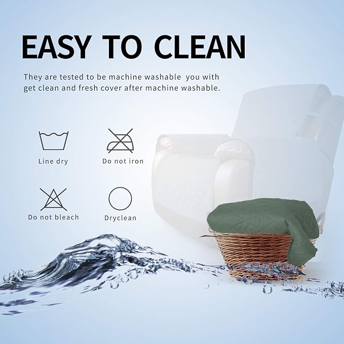 Easy-Going Recliner Sofa Slipcover Reversible Sofa Cover Water Resistant Couch - Image 7