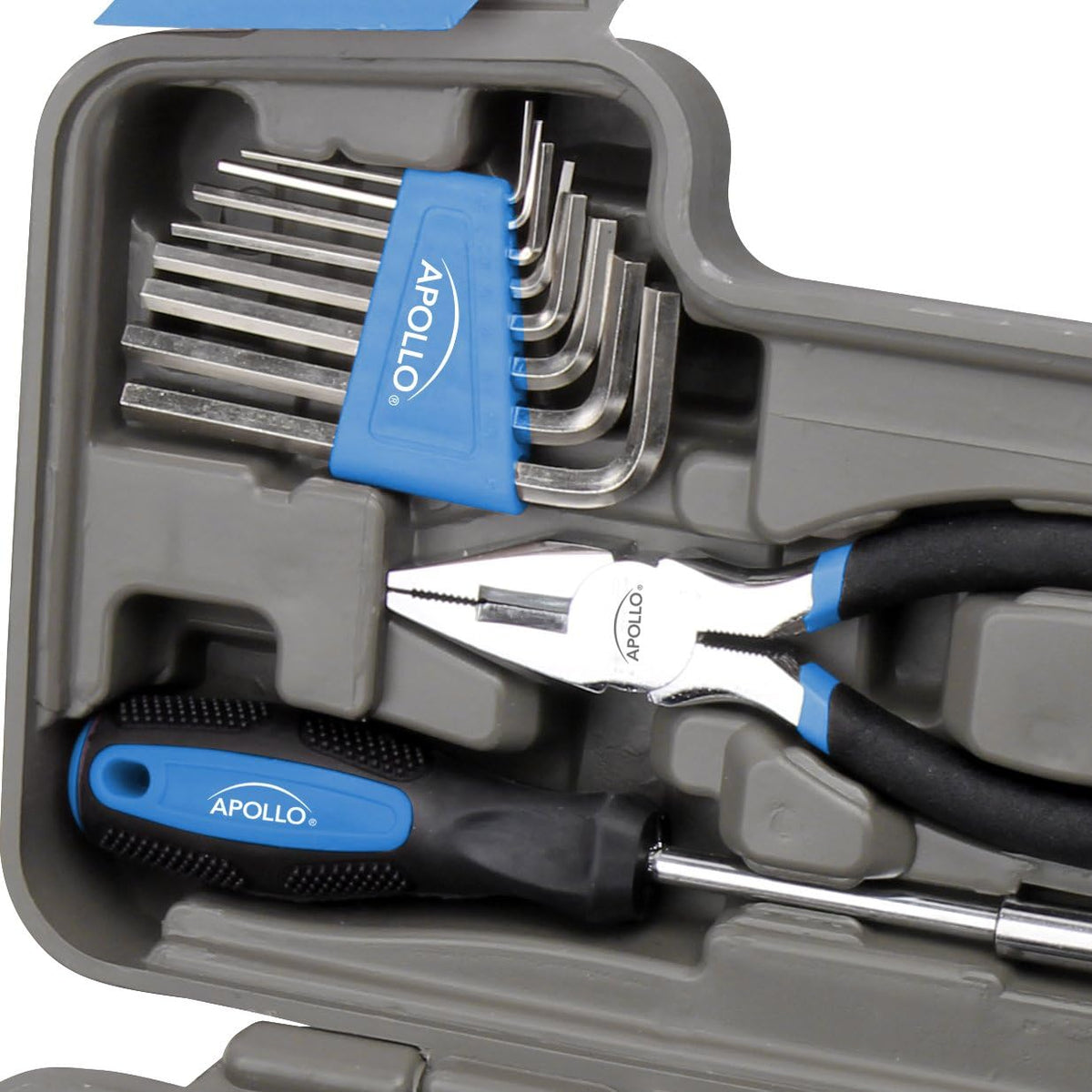 Apollo Tools 39 Piece General Household Tool Set, Blue DT9706 BL