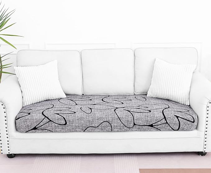 Smiry Printed Couch Cushion Covers, Stretch Soft Couch Covers by Smiry