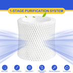Humidifier Wicking Replacement Filter Compatible with Canopy Bedside and Nursery Humidifier, Wood Pulp & Paper Filter, 4 Pack