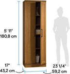 Sauder HomePlus Storage Cabinet/ Pantry cabinets, Sienna Oak finish