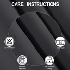 LEMOMO Dark Grey Thermal Blackout Curtains/38 x 84 Inch/Set of 2 Panels Room - Image 4