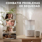 4L Humidifier for Large Room - High Mist Output, 60 HR Runtime, Ultrasonic Top Fill Humidifiers for Bedroom, Easy to Use & Clean for Home & Baby