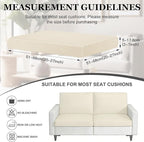 4Pcs Patio Stretch Cushion Covers, Outdoor Sofa Replacement Cover Slipcovers - Image 2