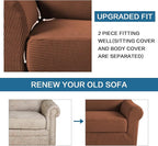 H.VERSAILTEX 2-Piece Armchair Cover Slipcovers - Image 7