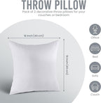 Utopia Bedding 16x16 Pillow Inserts, Sofa & Couch – Soft, Supportive & Fluffy - Image 7