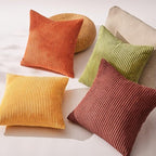Topfinel Fall 20x20 Set of 4 Couch Decorative Pillow Covers, Modern Burnt - Image 6