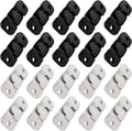 40Pcs (20 Pairs) Flush Mount Bracket, Interlock Hanging Buckle