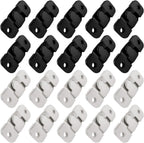 40Pcs (20 Pairs) Flush Mount Bracket, Interlock Hanging Buckle