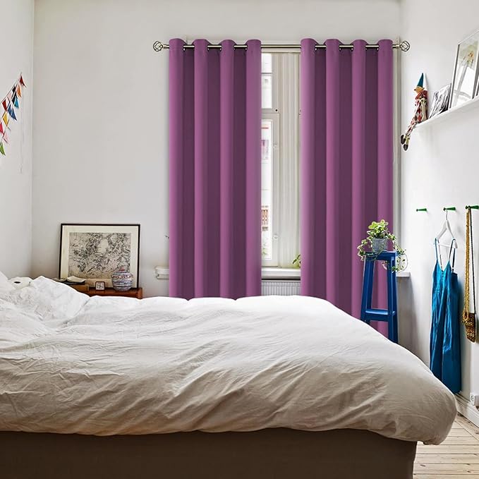 BGment Room Darkening Curtains 84 Inches Long - Image 2