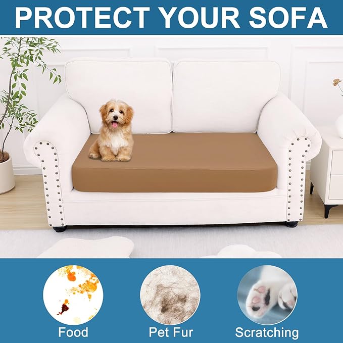 Smiry Printed Couch Cushion Covers, Stretch Soft Couch Covers - Image 7